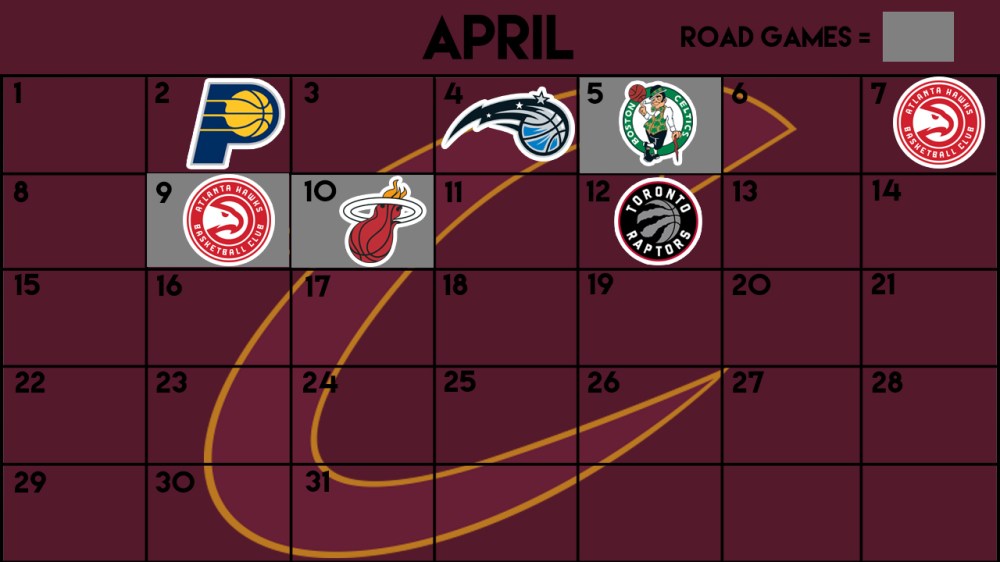 Cavs april