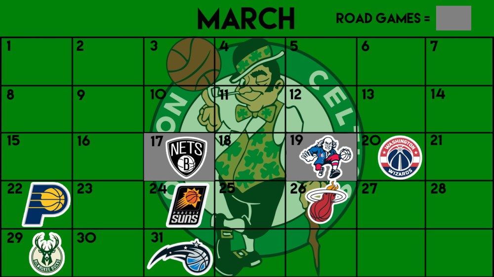 Celtics march
